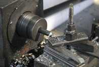 接地棒倒角工序